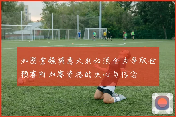 加图索强调意大利必须全力争取世预赛附加赛资格的决心与信念